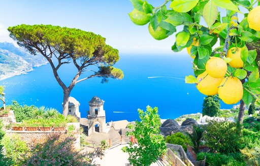 landscape view of amalfi coast charter hotspot ravello italy