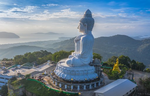 Vast statue of Big Buddha in Phuket, Thailand