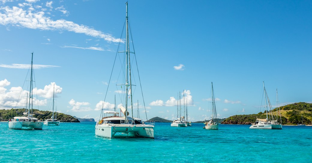 Catamarans in the Caribbean