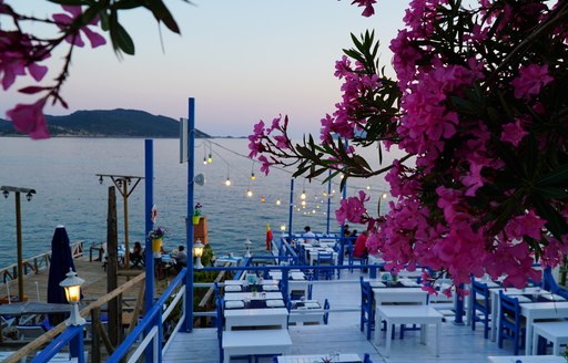 Waterfront restaurant in Kas, Turkey