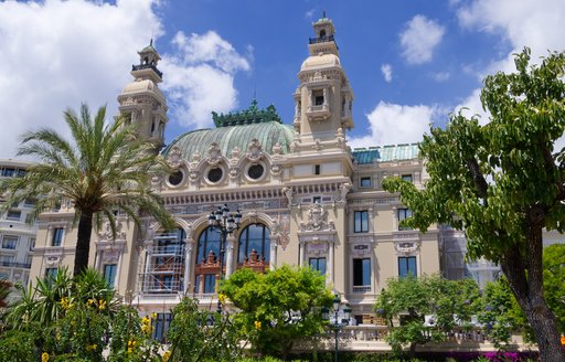 The beautiful Salle Garnier Opera House in Monaco