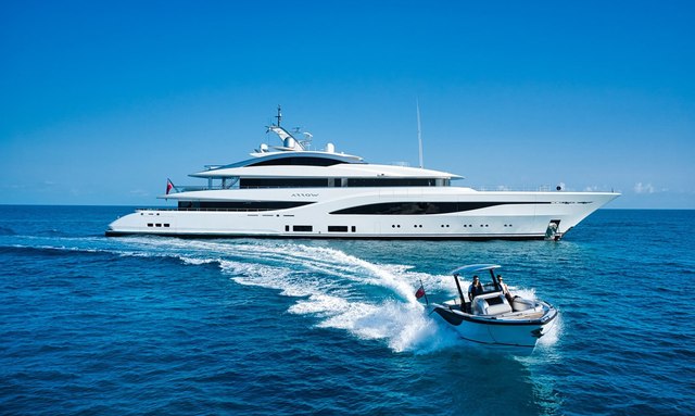 Superyacht ARROW available for West Med yacht charters